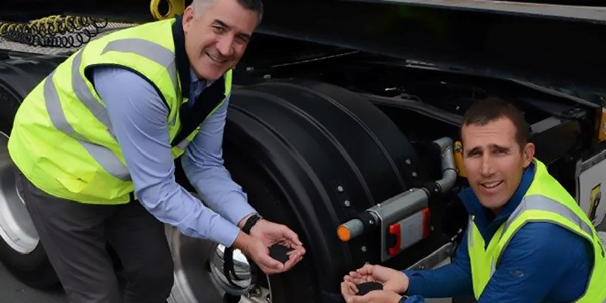 TR staff launch recycled plastic truck mudguards