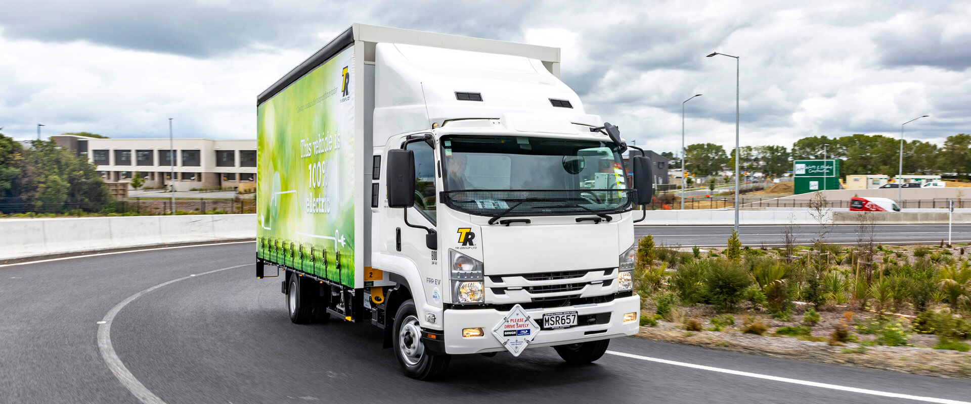 A TR Group heavy commercial electric truck