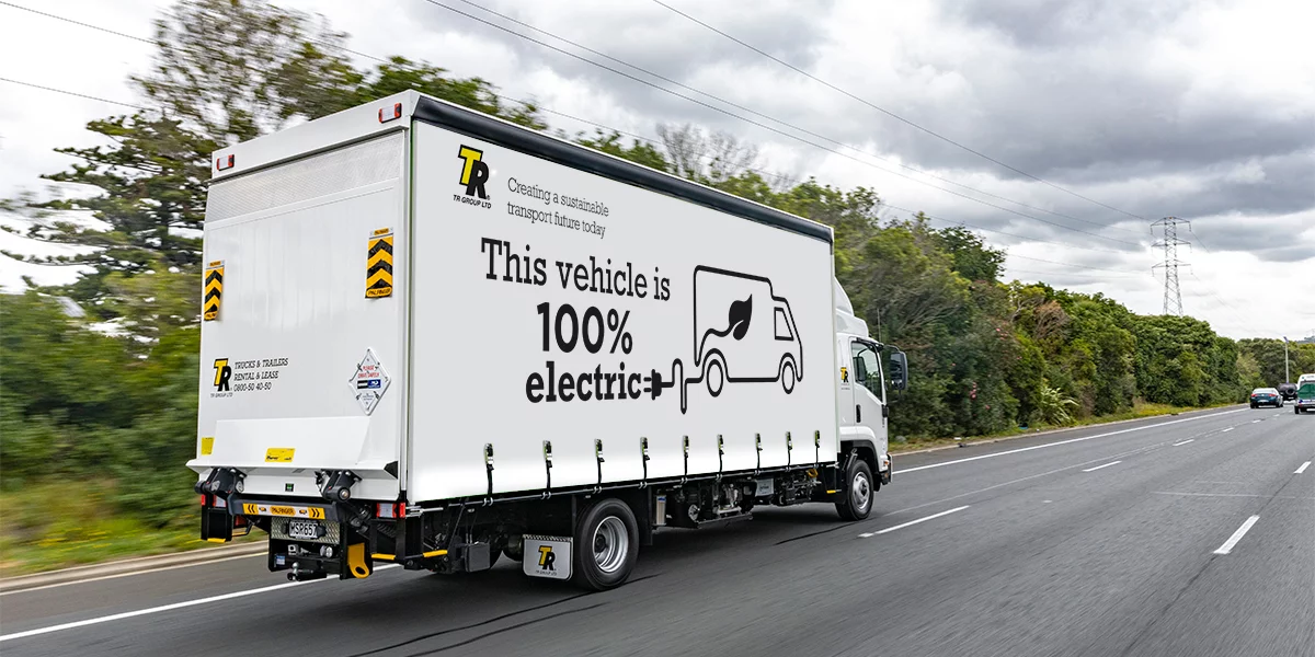 An electric truck from TR Group